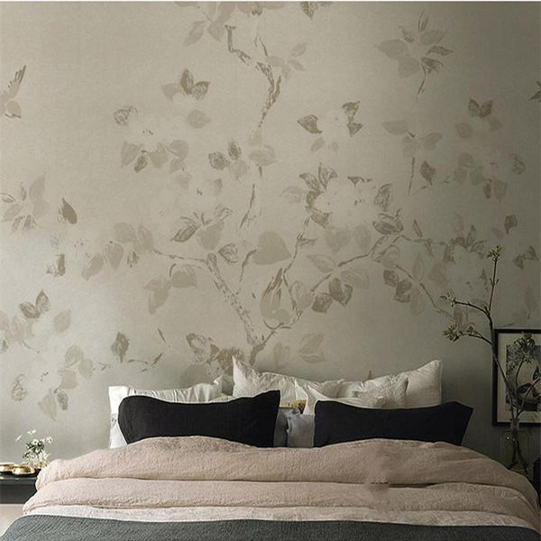 

wallpapers meticulous flower and bird chinese art wallpaper tv background non-woven customized mural study wall decoration