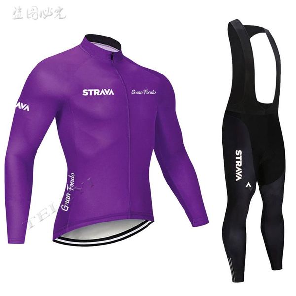 

racing sets strava spring and autumn long sleeve sportswear bicycle mountain pro team cycling jersey ropa ciclismo hombre uniformes, Black;blue