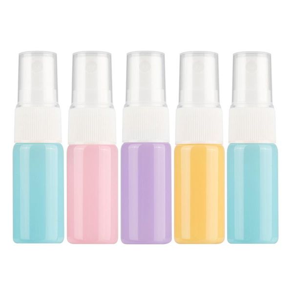 

1pc portable refillable bottles empty plastic lotion hydrating bottle liquid transparent empty spray bottles 10ml wholesale
