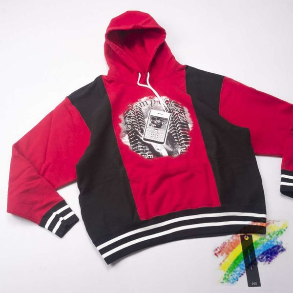 

heavy patchwork hoody hoodie men women 1 fashion sweatshirts pullover, Black