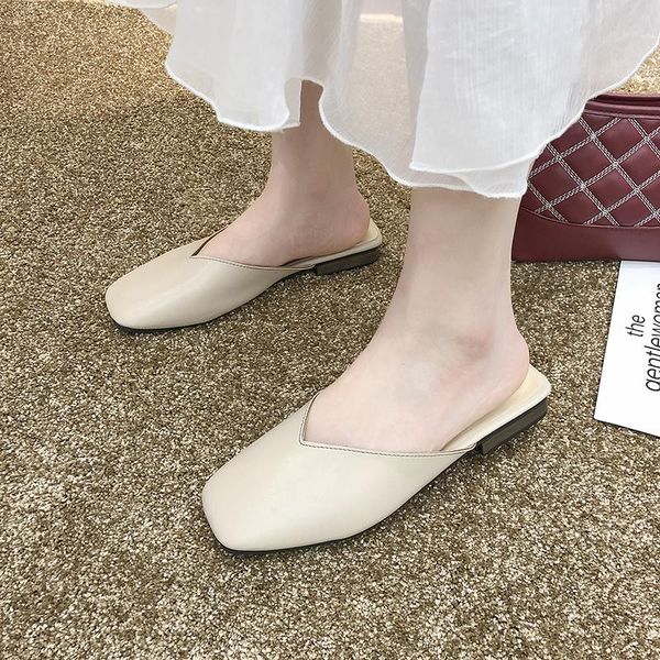 

2021 women shoes solid summer elegant women nude beige slipper outsides beach slides shoes women's slippers zapatillas mujer, Black