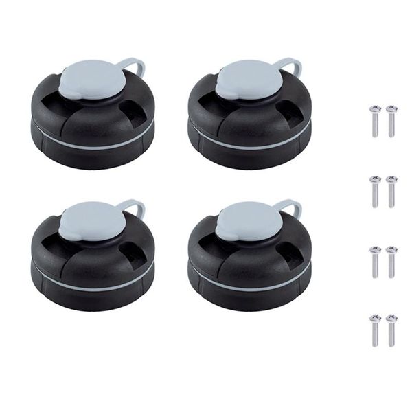 

4pcs canoe kayak star mount base inflatable boat sea fishing rod support holder pole rack mount base tackle fishing kit