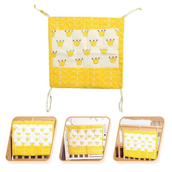 

storage bags hanging diapers bag crib baby nappy organizer bedside toys holder