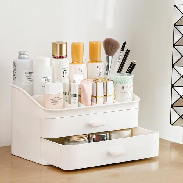 

bathroom storage & organization drawer type cosmetics box / makeup brush nail polish lipstick rack wj112516