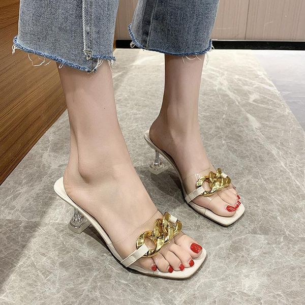 

slippers shoes woman 2021 thin heels for swimming pool pantofle low luxury slides big size beach summer designer fabric fash, Black