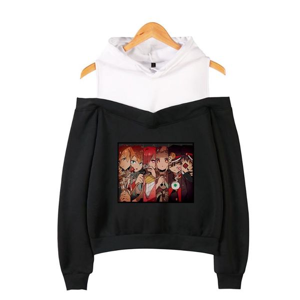 

men's hoodies & sweatshirts jibaku shounen fashion four seasons kawaii sportswear youthful vitality girl/women condole belt fleece yahi, Black