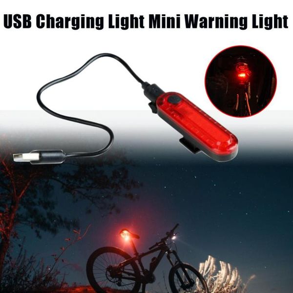 

bike lights usb charging bicycle light 4 modes flash cycling taillight warning for rear bycicle