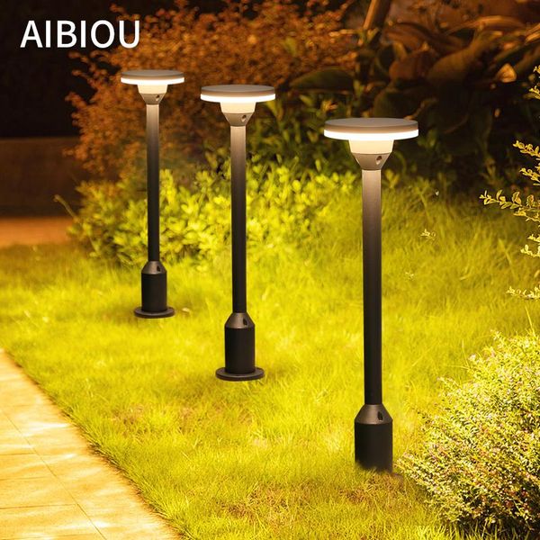 

aibiou modern led lawn lamps die cast aluminum outdoor waterproof garden lamp villa courtyard lighting fixtures l lightings