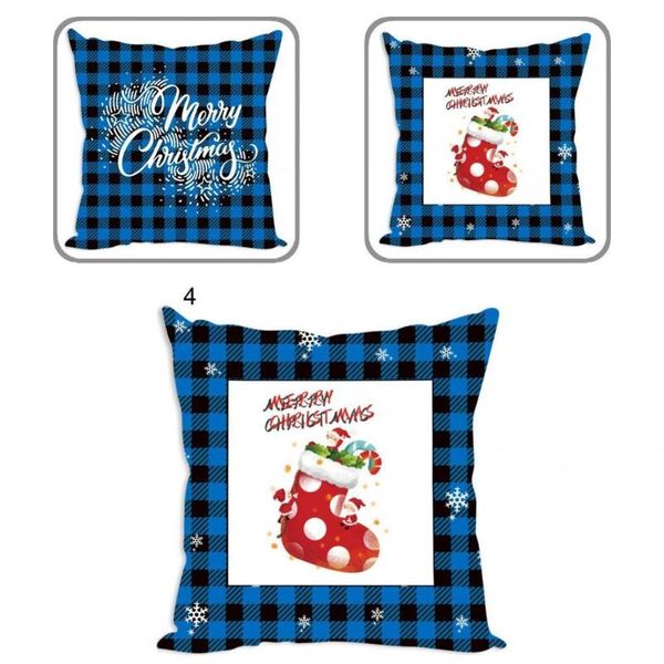 

pillow case square merry christmas themed throw pillowcase lightweight cushion cover exquisite workmanship for office