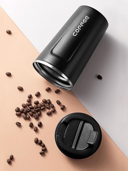 

water bottles coffee cup thermal insulation portable stainless steel european-style small luxury exquisite takeaway