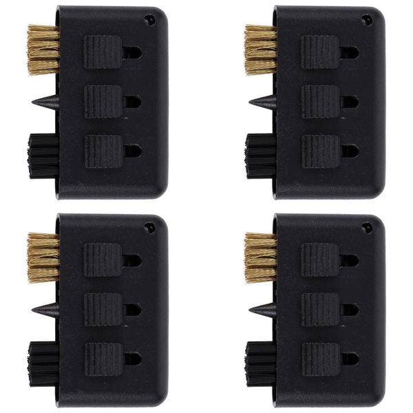 

golf training aids 4pcs club cleaner brush groove cleaning kit head
