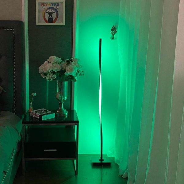 

nordic led floor lamp living room bedside decoration rgb color corner floor light bedroom decorative lights standing lighting