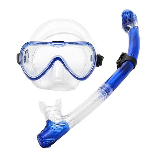 

diving masks wide view snorkeling underwater anti-fog tempered goggles hd full face mask swimming equipment kid children youth