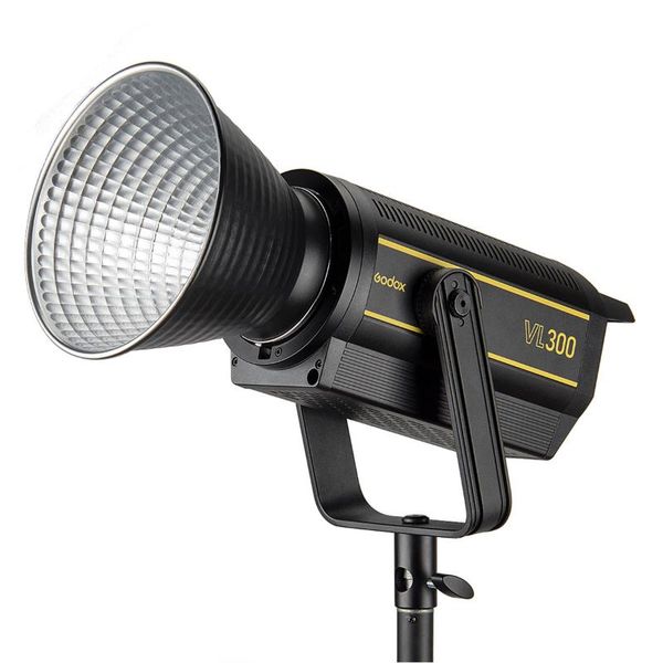

tripods godox vl300 300w 200w led video light studio continuous output w/ carrying bag for bowens mount