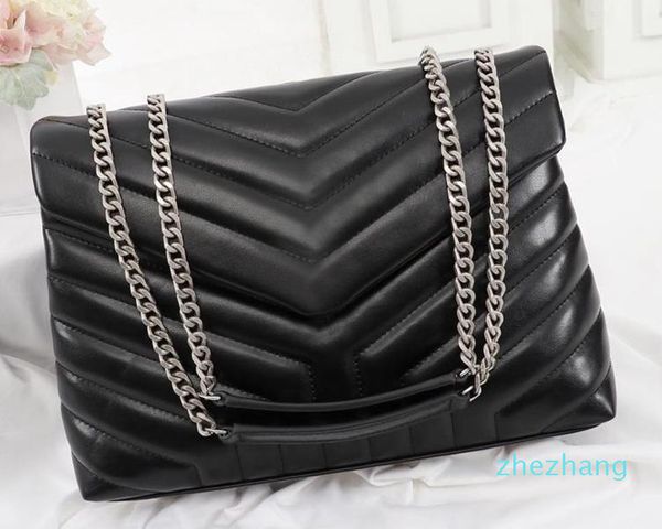 

designers lou lou purses handbags genuine leather women famous bags crossbody messenger chain bag loulou fashion evening