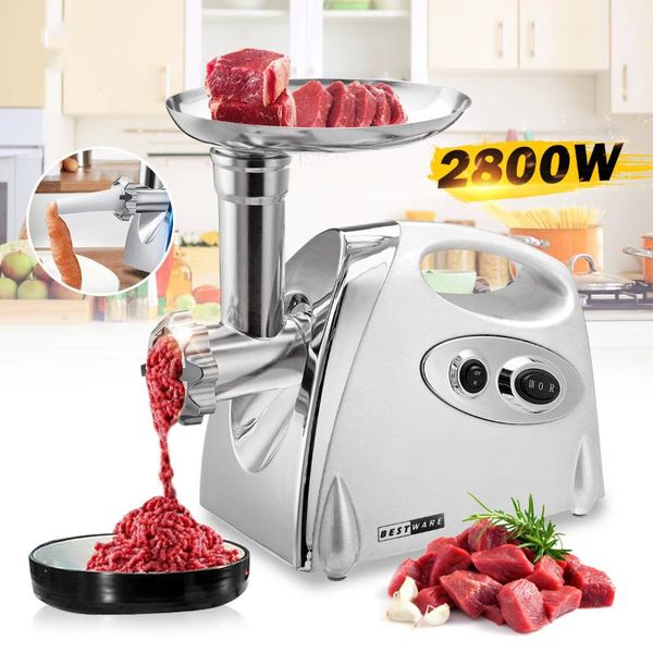 

meat grinders 2800w electric blenders heavy duty sausage stuffer chopper mincer slicer kitchen food procor