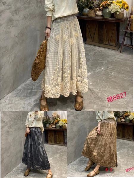 

spring and summer female japanese lace skirt woman sh6827, Black
