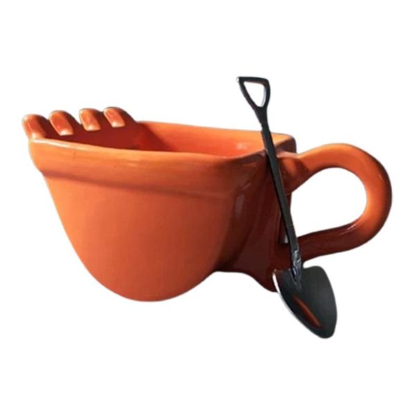 

mugs 50lf excavator shape mug bucket creative funny cup plastic