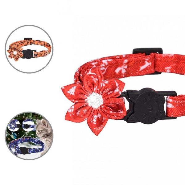 

cat collars & leads wear-resistant fabric festival decoration pet collar accessories