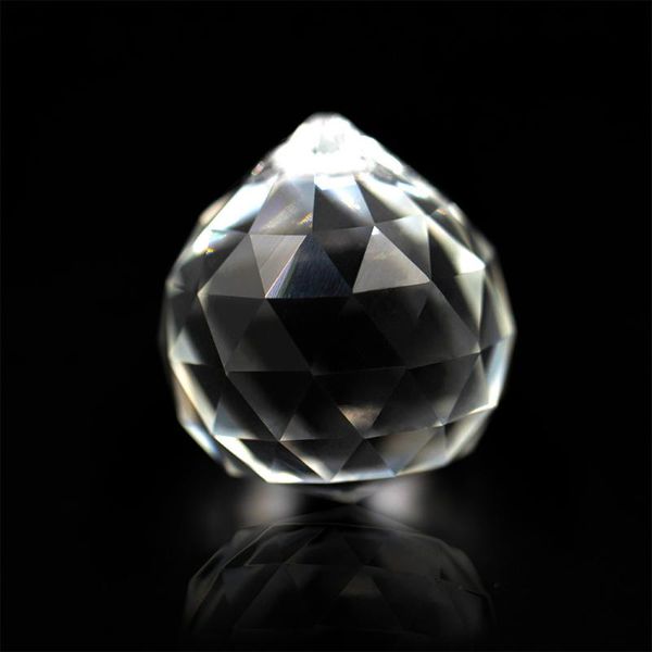 

50mm 40pcs clear crystal chandelier ball prism drop for parts & wedding x-mas event party supplie