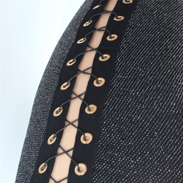 

2 piece set women 2019 fashion tie up black sequin crop and long skirts sets two piece party club sparkling outfits, White