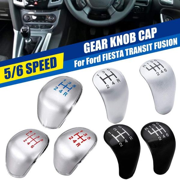 

shift knob 5 / 6 speed car gear badge emblem cap cover insert replacement for fusion fiesta tourneo connect