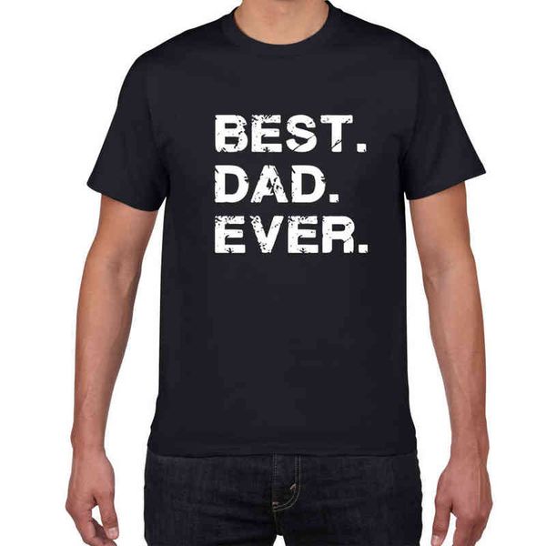 Лучший папа на свете. Забавный день отца праздник футболки мужские подарок отцу 100% хлопок мужская футболка забавные прохладные вершины Tee мужская одежда G1222