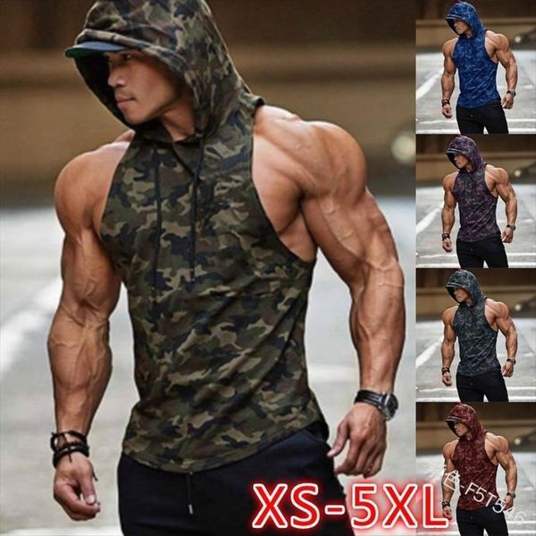 

wepbel mens fashion camouflage men jackets vests tank sleeveless hooded sweatshirts, White;black