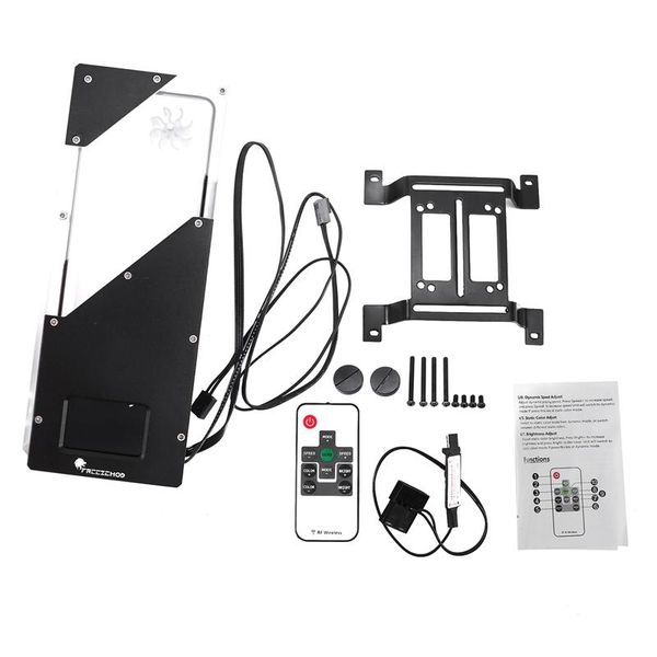 

fans & coolings e mod box-znsx liquid cooler, water flow temperature speed measurement display computer cooler set (12v)
