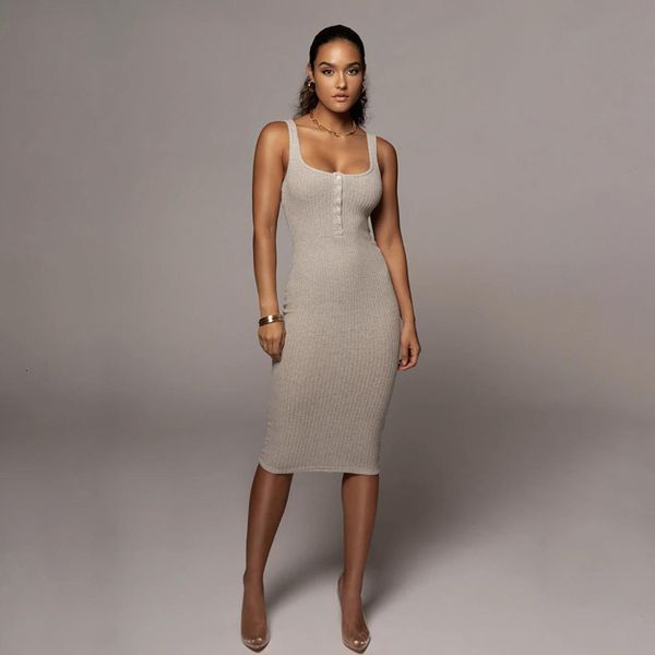 

2021 new summer girls boho party female vintage sleeveless sun women es long robe vestido n0jr, Black;gray