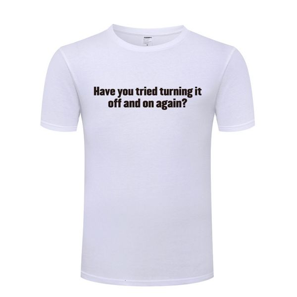 

have you tried turning it off and, White;black