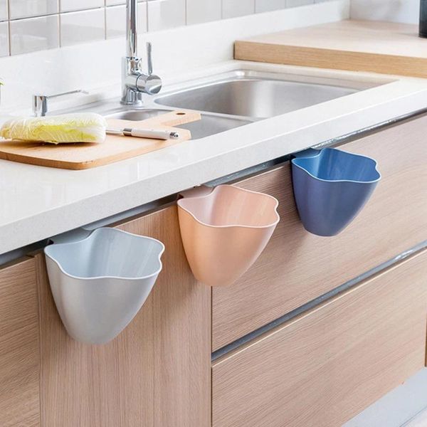 

storage bottles & jars 3pcs hanging large garbage box kitchen trash can household bin multifunctional food waste container