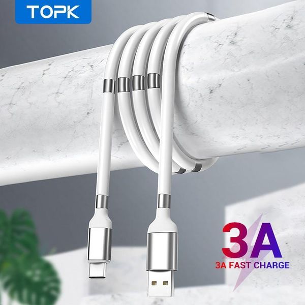 

new arrival an07 magnetic storage retractable fast charging cable data sync micro usb type c phone x 12 universal fy7430