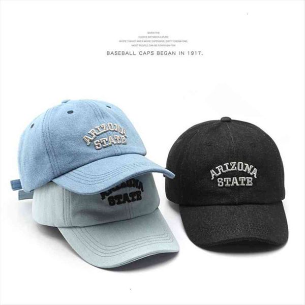 

cotton denim baseball cap for men and women fashion soft hats casual snapback hat summer sun dad unisex, Blue;gray