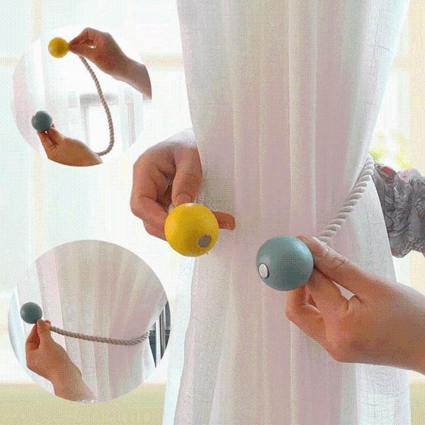

other home decor curtain tiebacks decorative lined buckle magnet twist japanese-style curtains rope simplicity solid bandage strap accessori