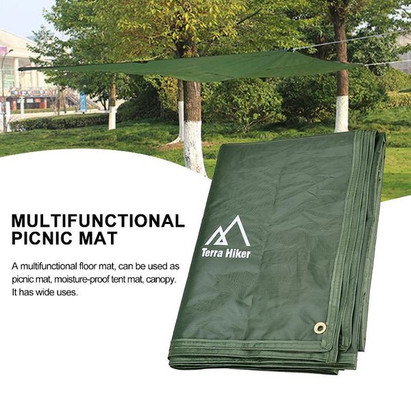 

oxford cloth camping mat portable multifunctional tarp waterproof sand picnic mat beach sleeping pad bbq cushion canopy
