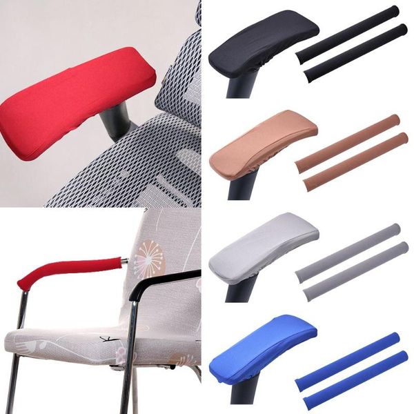 

chair covers 1 pc armrest cover slipcover office computer arm dustproof stretchable removable washable