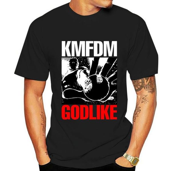 

men's t-shirts kmfdm godlike slim fit t-shirt black 3d t shirt men plus size cotton tee 2021 fashion the, White;black