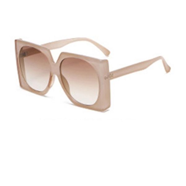 

sunglasses vintage oversized square thick frame for women fashion elegant pink gradient sun glasses female uv400 shades, White;black
