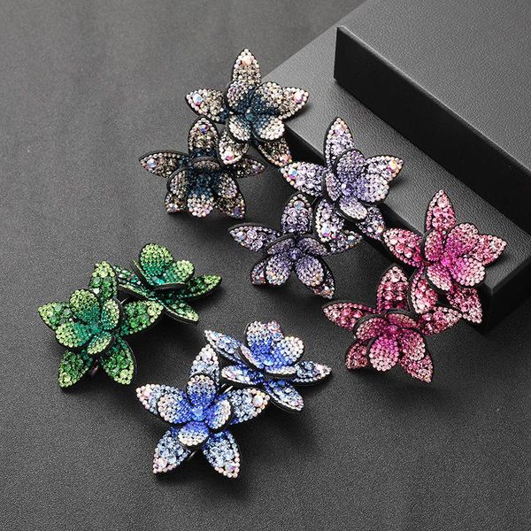 

hair clips & barrettes slotted diamond hairpin butterfly inlaid, Golden;silver
