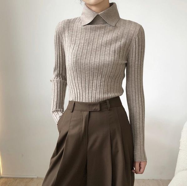 

new woman cashmere cotton longsleeve lovemoda, White;black