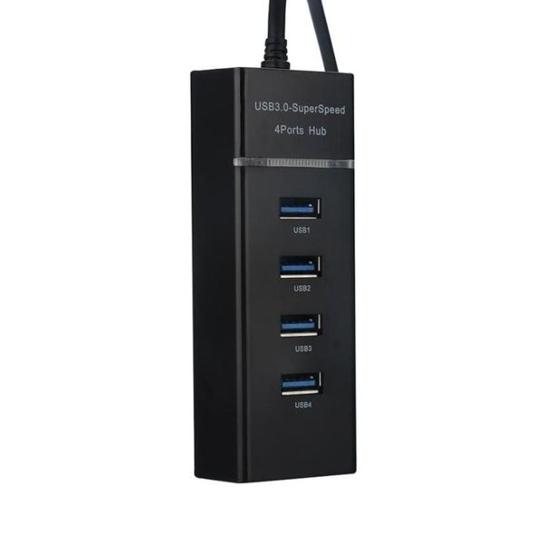 

hubs &high speed 4 port usb 3.0 multi hub splitter expansion for deskpc lapadapt accessories computer l0806 #2