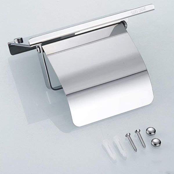 

toilet paper holders stainless steel anti-rust tissue holder wall mounted hanging rack roll towel bathroom home supplies