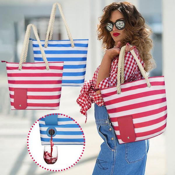 

storage bags insulated wine purse portable tote spout for beer any beverage
