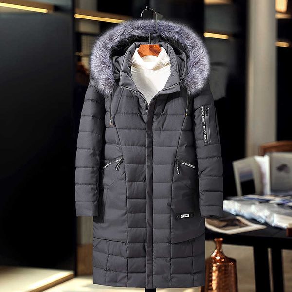 

plus dik welen down & parka 6xl 7xl 8xl 9xl 10xl 2020 brand warm houden winter jas heren windjack men clothing, Black