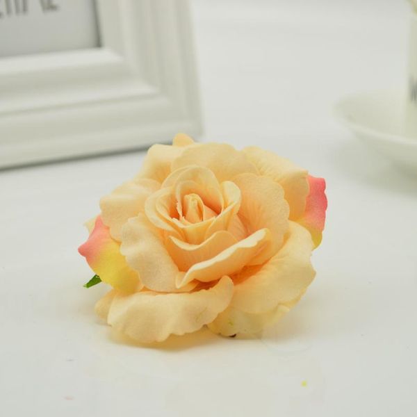 

10pcs artificial flower for home festival wedding car silk roses flower diy wreath decor bride bouquet headwear acc qylwmr