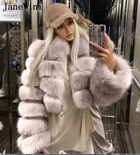 

wraps & jackets janevini 2021 elegant winter bridal faux fur jacket long sleeve wedding shawl wrap thick warm outerwear bolero, White