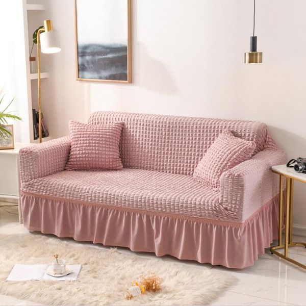 

chair covers elastic sofa cover for living room printed plaid stretch sectional slipcovers couch l shape 1-4-seater