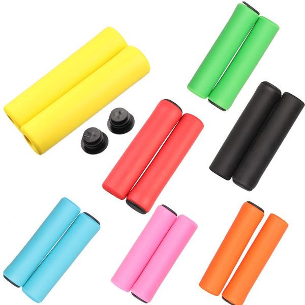 

bike handlebars &components 13*3cm ultra-light silicone, non-slip, -absorbing, soft, strong support, mountain folding handlebar cover 1