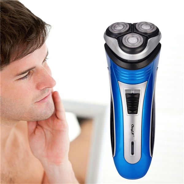 

rechargeable shaver 3d floating electric razor shaving machine men groomer beard trimmer triple blade face mustache haircut